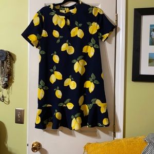 Mud Pie dress with lemons